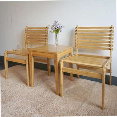 Latest Design  Natural Environmental Bamboo Chair for Dinner Table