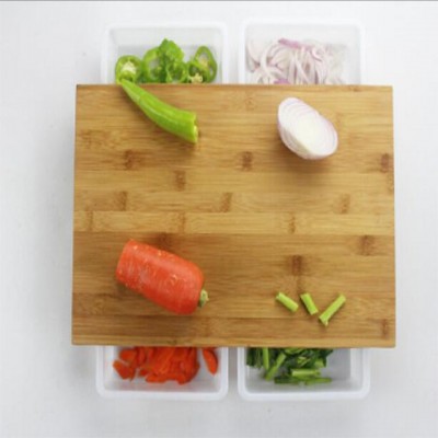 Multi - function with drawer cutting board, eco-friendly anti-mold cutting board