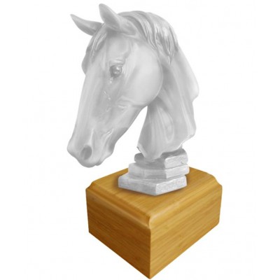 Modern style cheap white horse urn stand