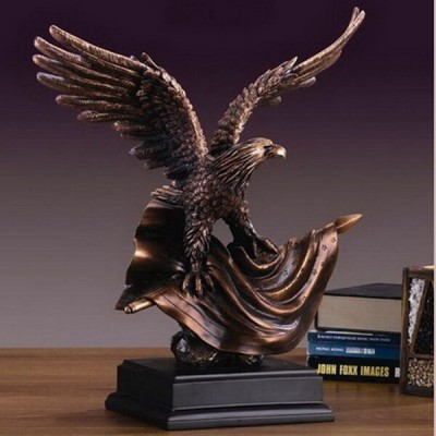 High quality brass eagle cremation urn stand