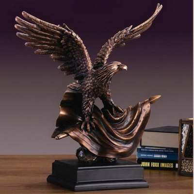 Resin Garden Eagle Status Urn For Sale