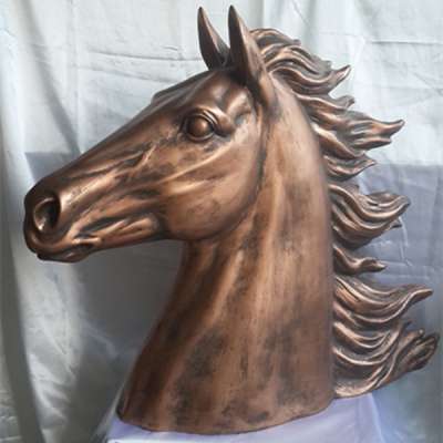 High-spirited horse resin craft cremation urn stand